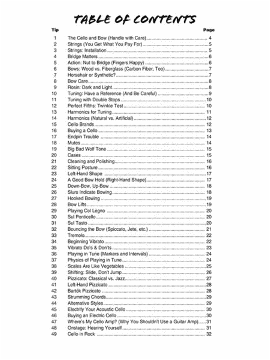 101 Cello Tips – Updated Edition Cello scores gallery preview page 3