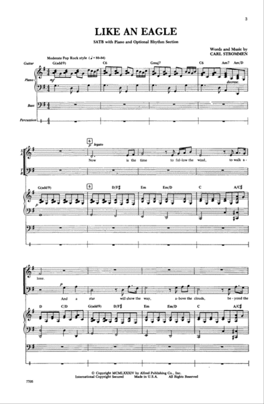 Like an Eagle Like an Eagle Choir scores gallery preview page 1
