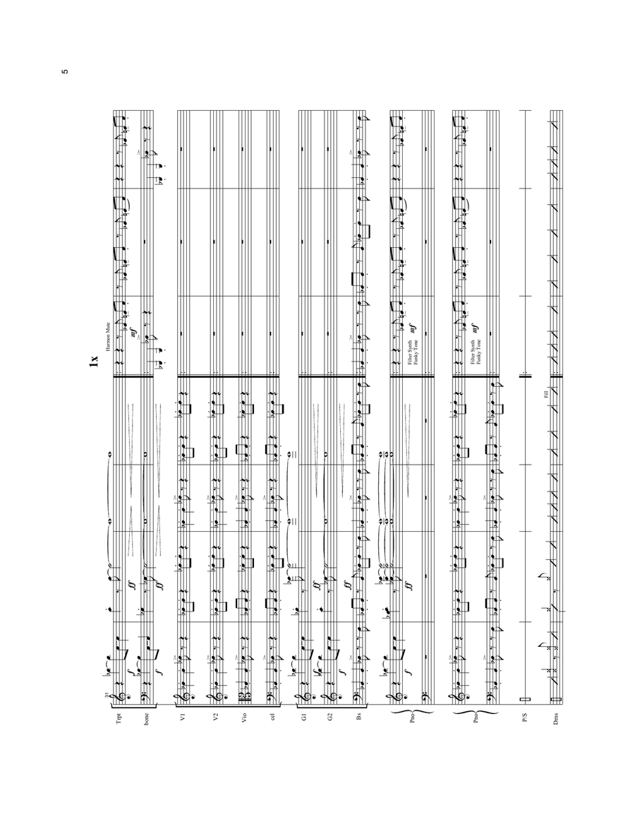 The Re-Taking of Pelham 123 3-Part scores gallery preview page 6