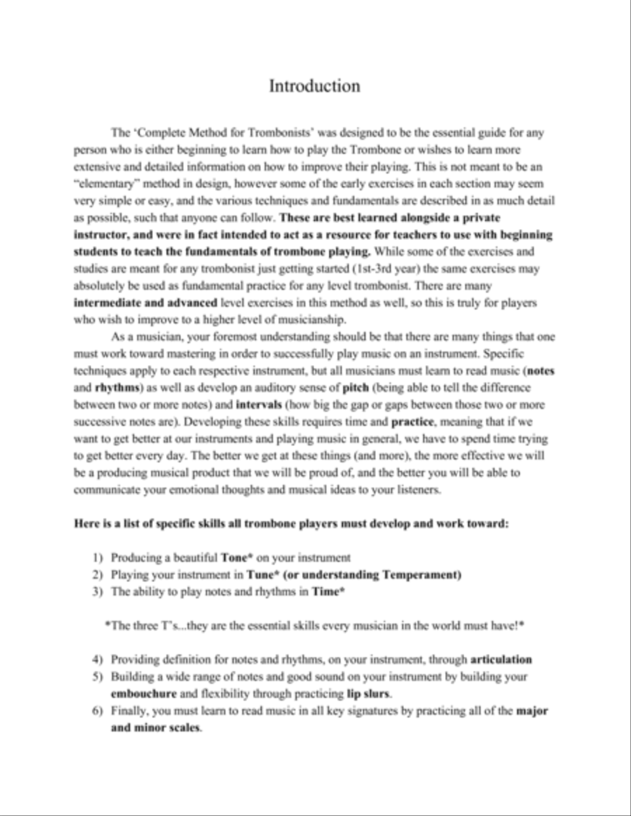 A Modern Method for Trombonists Concert Band scores gallery preview page 2