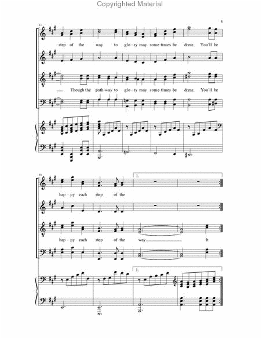 It Pays to Serve Jesus Divisi scores gallery preview page 5