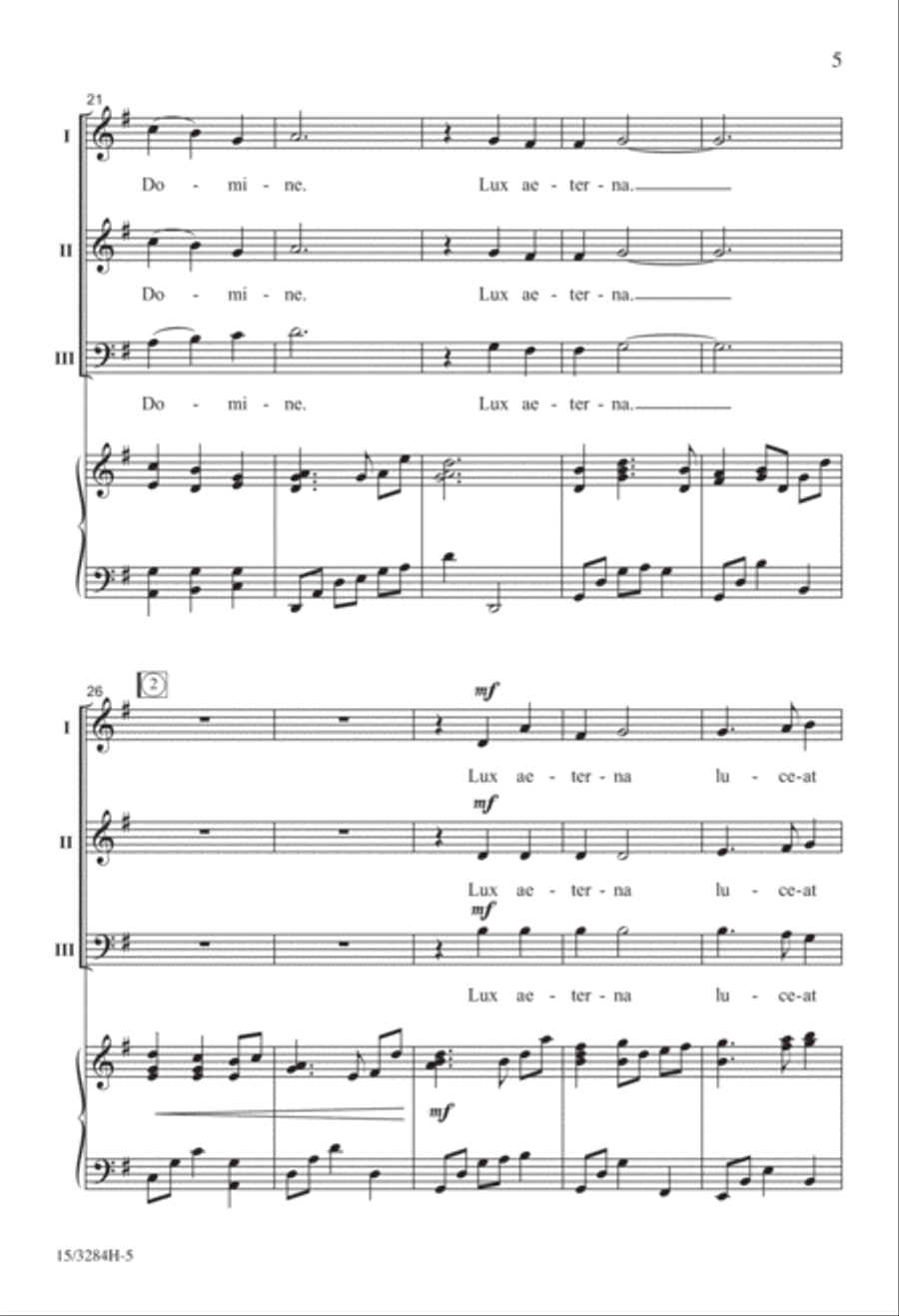 Lux Aeterna 3-Part scores gallery preview page 4