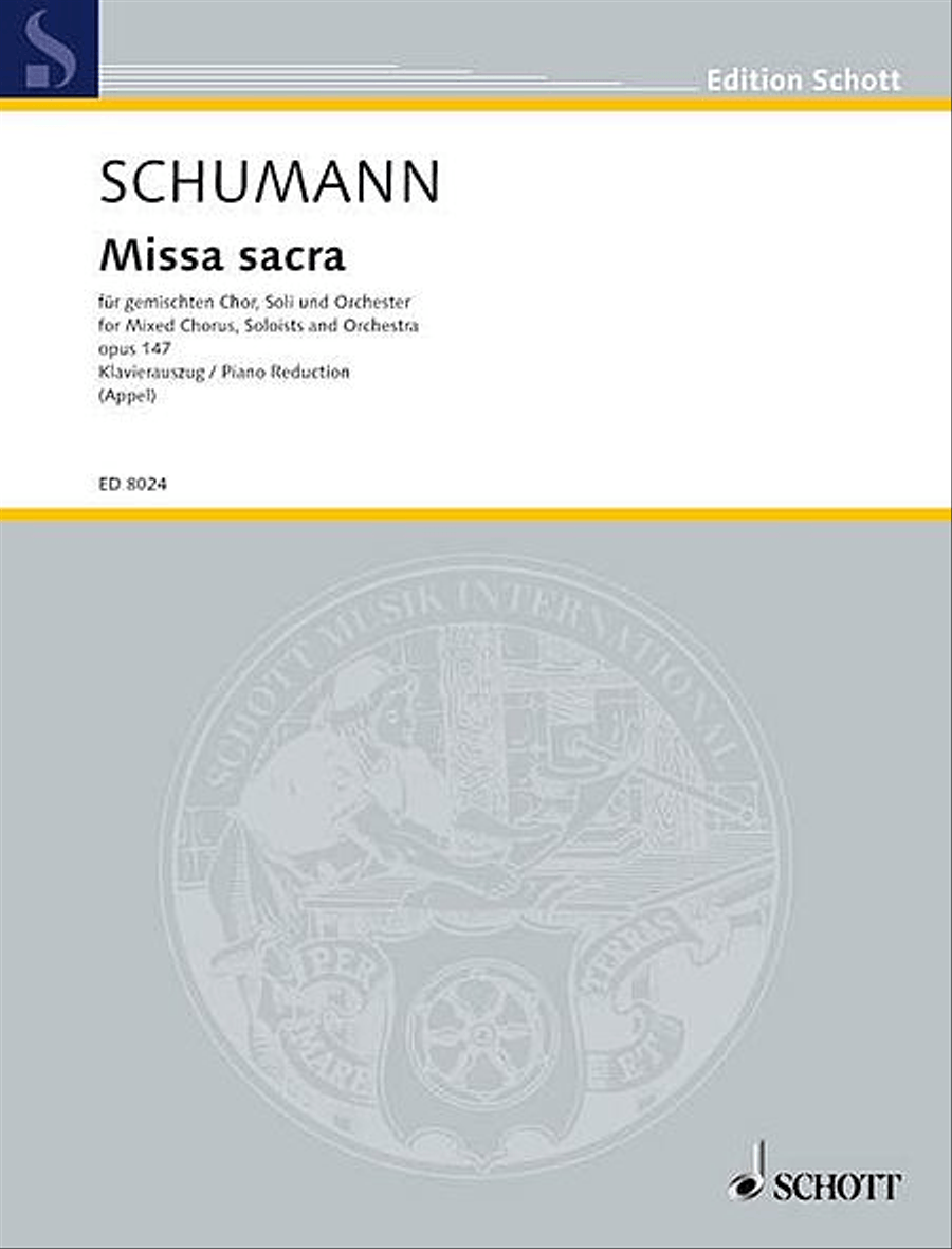 Missa Sacra Op. 147 4-Part scores gallery preview page 1