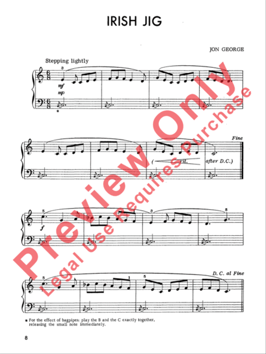 Kaleidoscope Solos, Book 2 Easy Piano scores gallery preview page 4