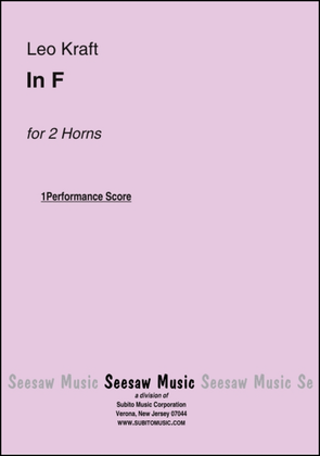 Book cover for In F