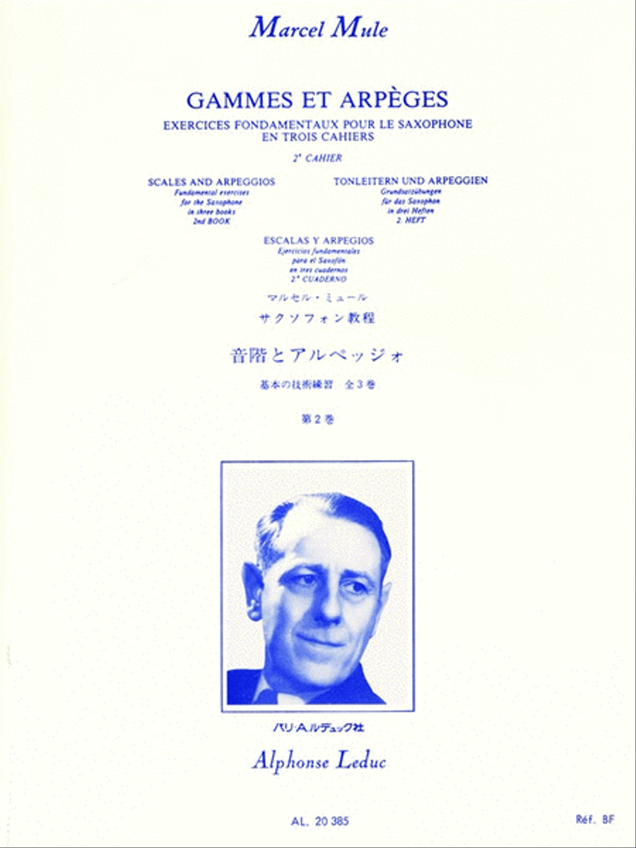 Gammes et Arpeges – Volume 2 Saxophone scores gallery preview page 1