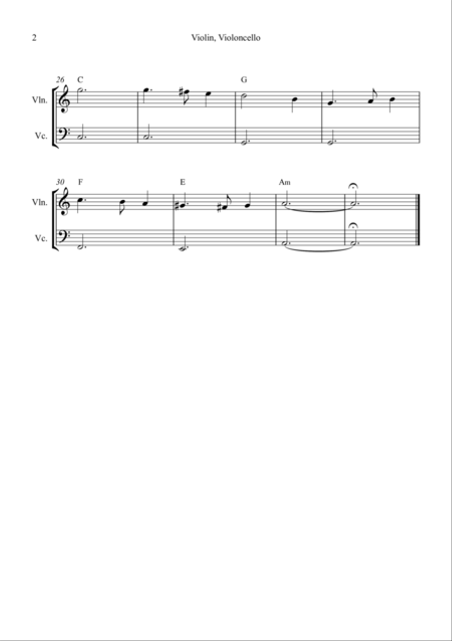 Greensleeves String Duet scores gallery preview page 2
