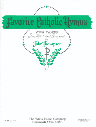 Book cover for Favorite Catholic Hymns