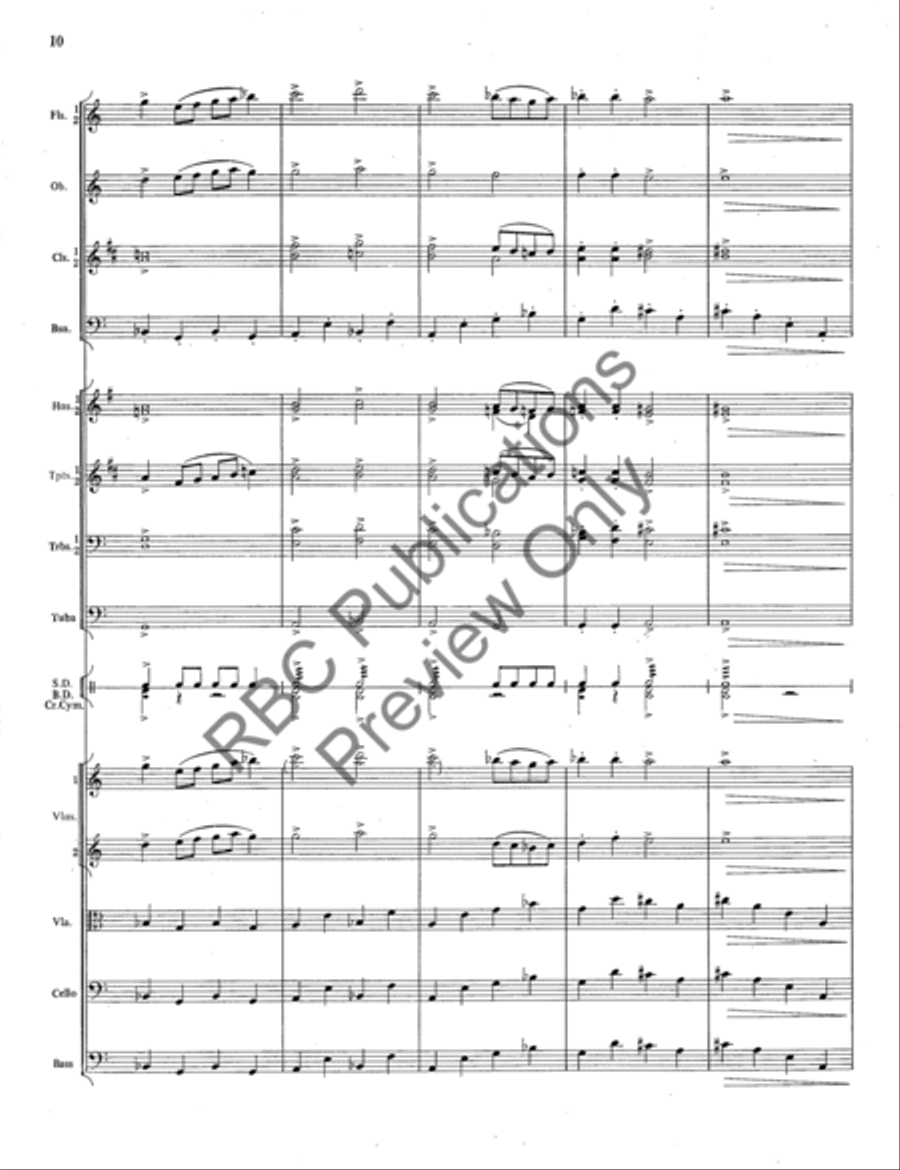 Kabalevsky Suite Full Orchestra scores gallery preview page 11