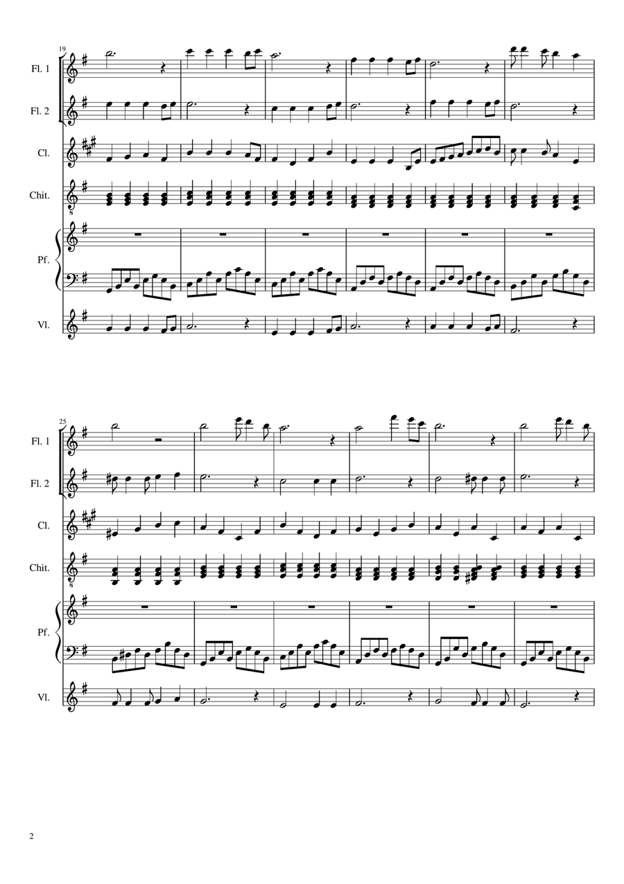 Gam Gam Small Ensemble scores gallery preview page 2