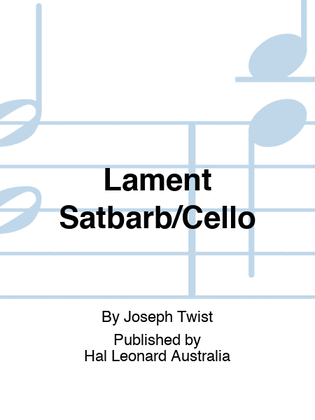 Book cover for Lament Satbarb/Cello