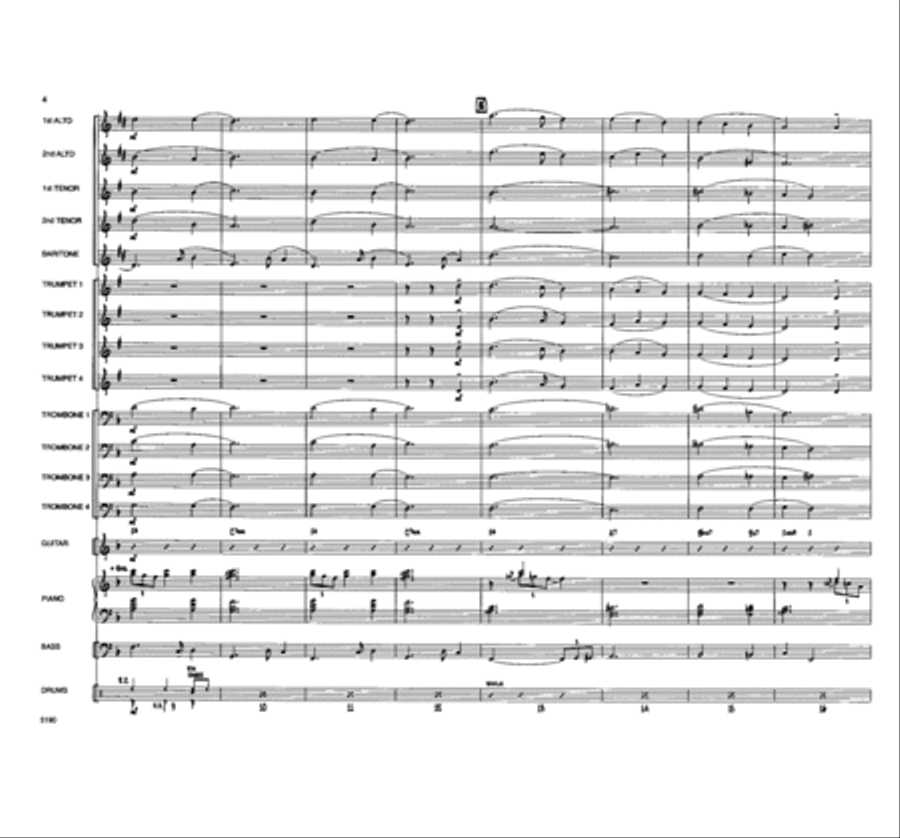 Away In A Manger Away In A Manger Jazz Ensemble scores gallery preview page 3