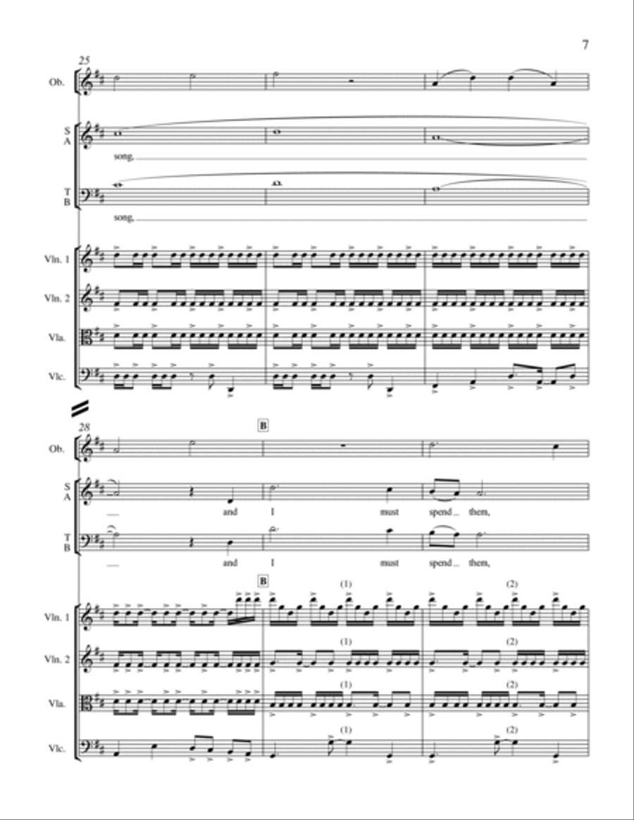 Wealth Enough for Me from For a Breath of Ecstasy Choir scores gallery preview page 5
