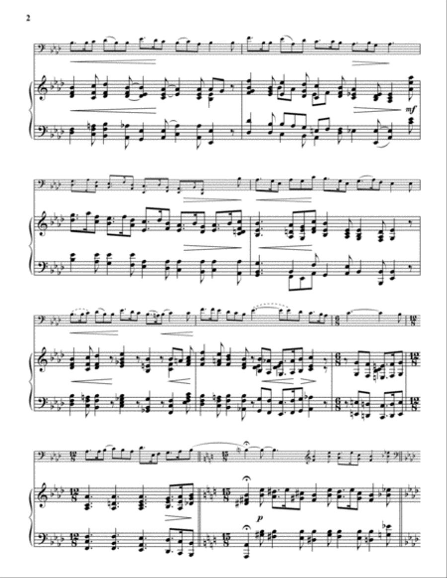 The Lads in Their Hundreds Euphonium scores gallery preview page 2
