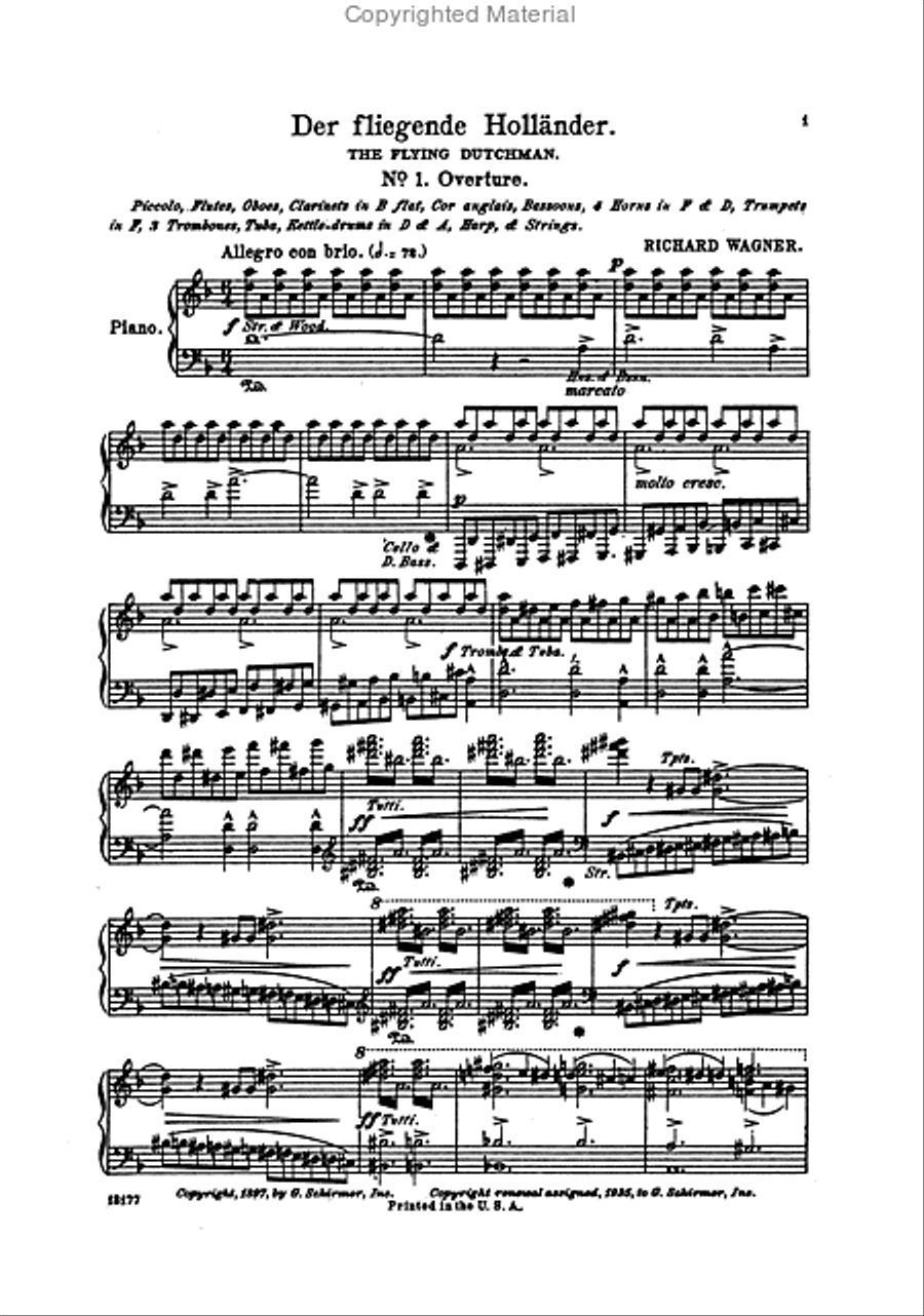 The Flying Dutchman Voice scores gallery preview page 2