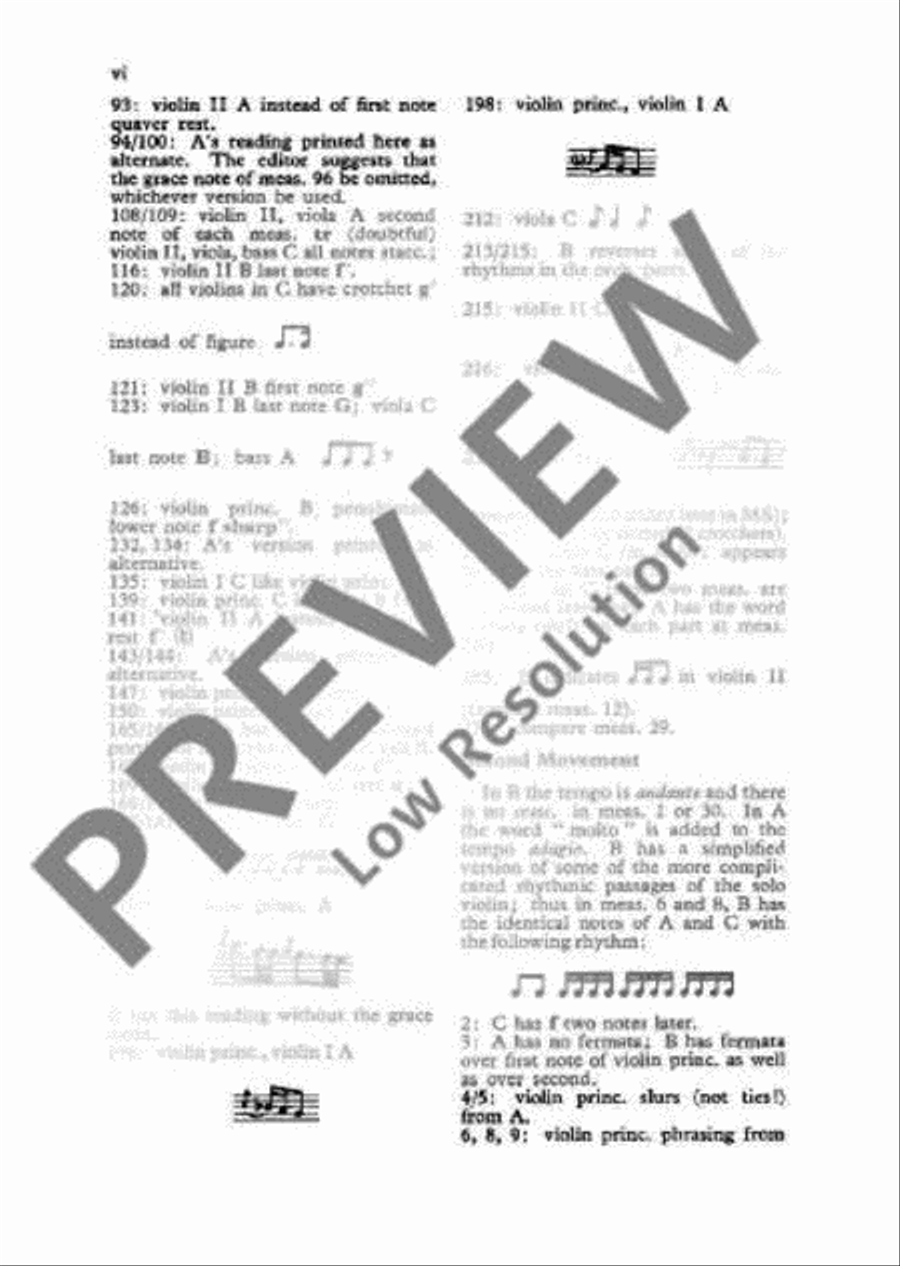Concerto C major Orchestra scores gallery preview page 7
