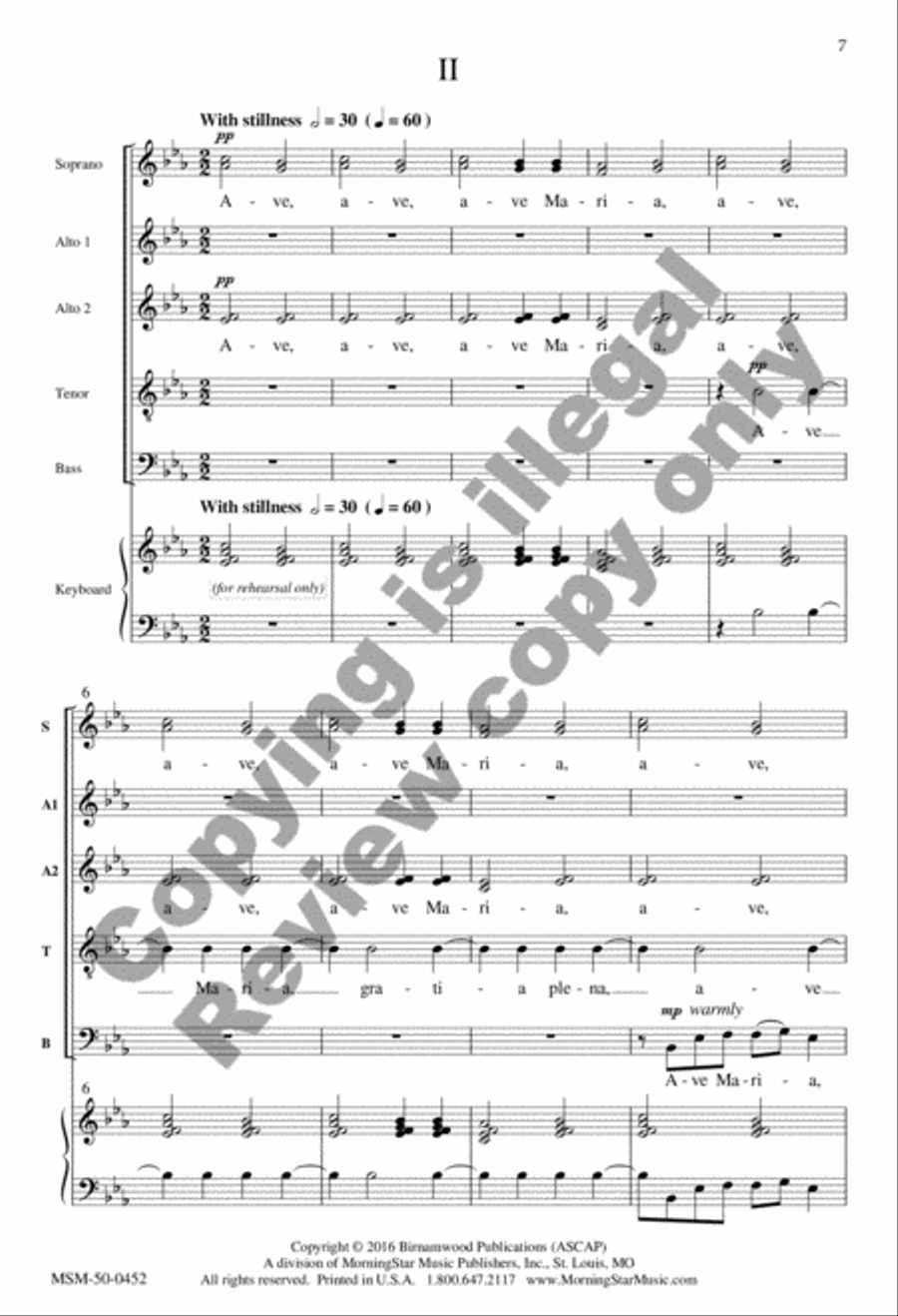 Annunciation Annunciation Divisi scores gallery preview page 20