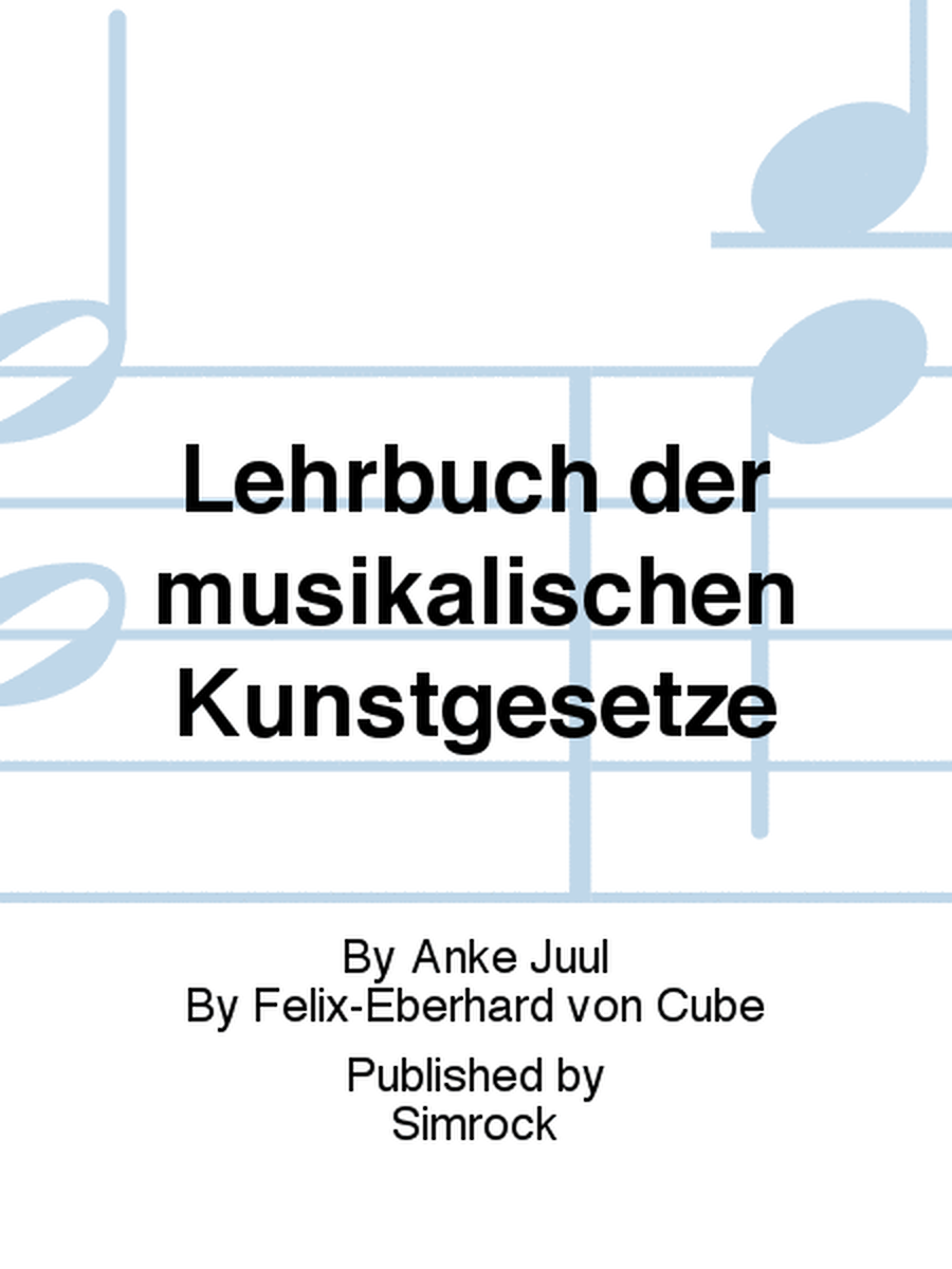 Lehrbuch der musikalischen Kunstgesetze