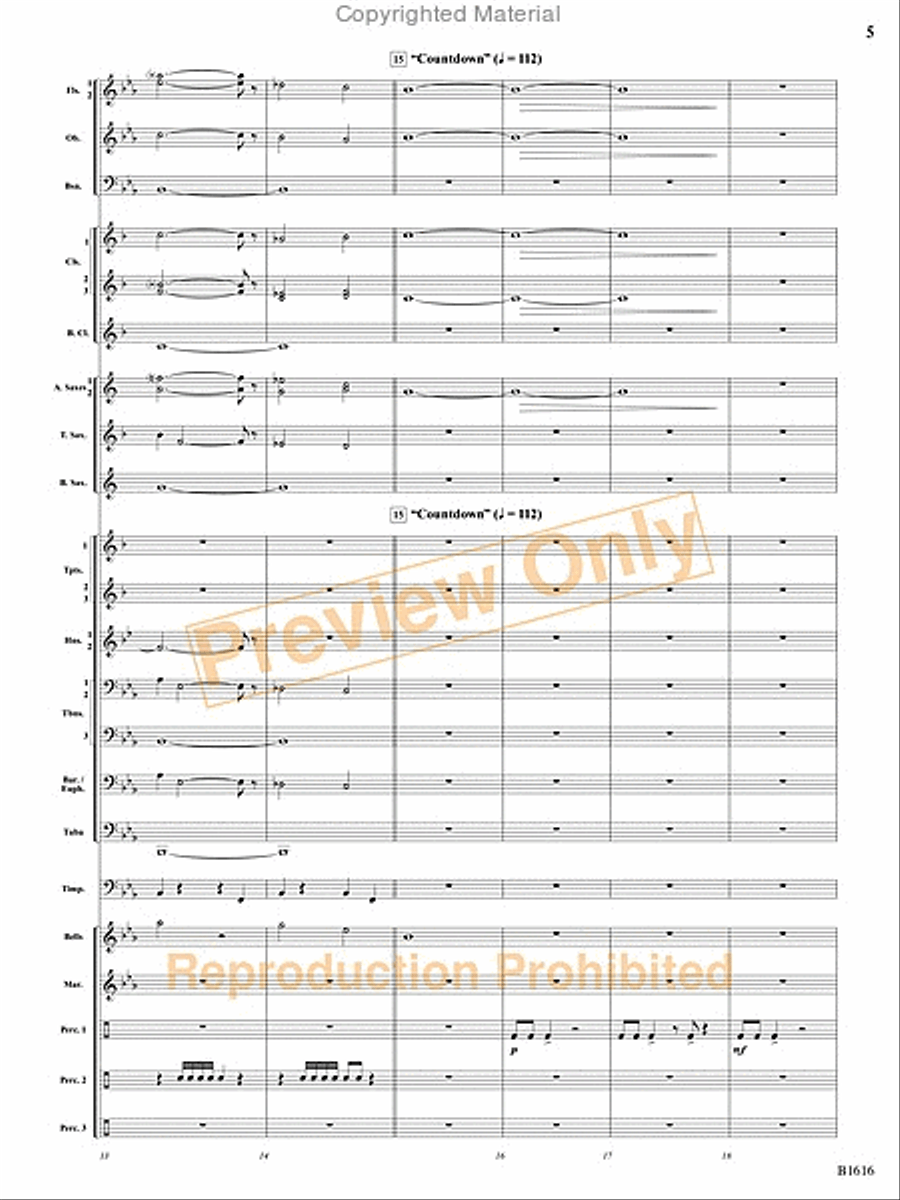 One Giant Leap Concert Band scores gallery preview page 34