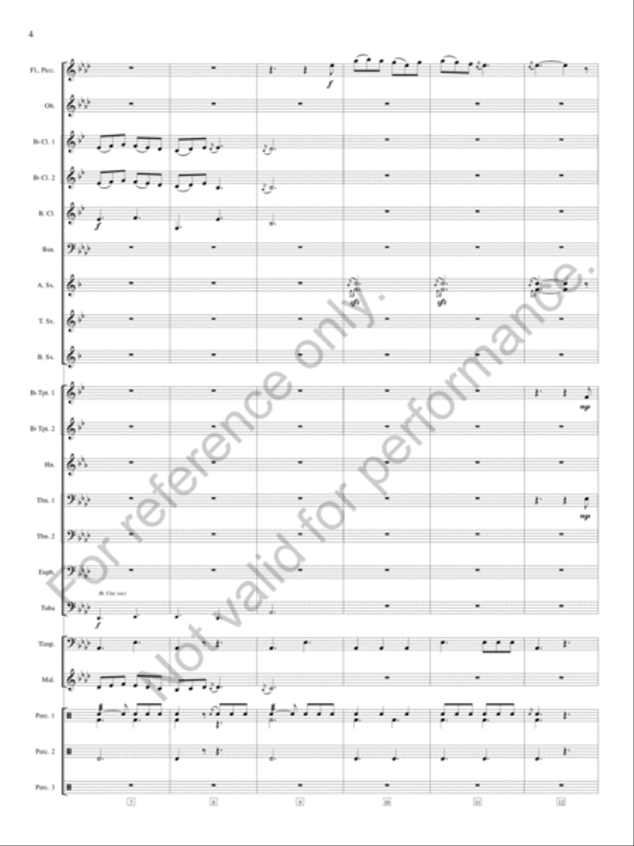 An English Triptych An English Triptych Concert Band scores gallery preview page 5