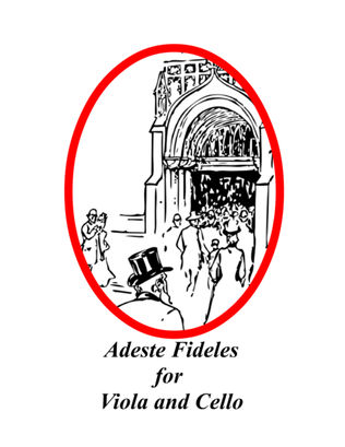 Book cover for Adeste Fideles for Viola and Cello