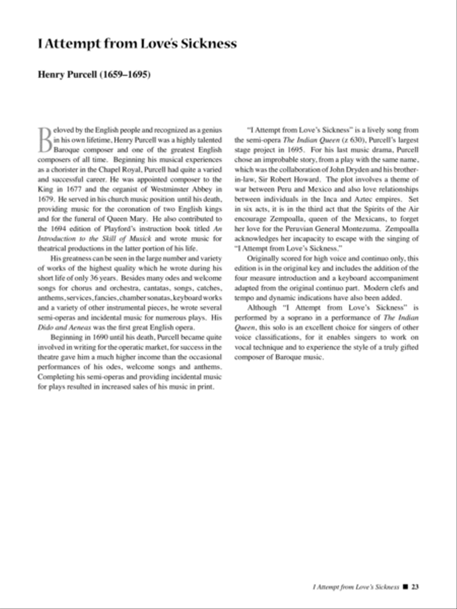 Singer's Library of Song Voice Solo scores gallery preview page 6