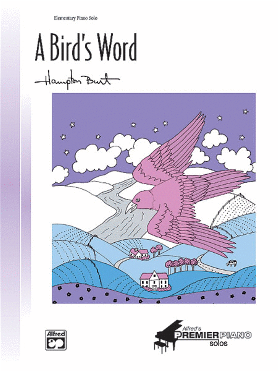 A Bird's Words Easy Piano scores gallery preview page 1
