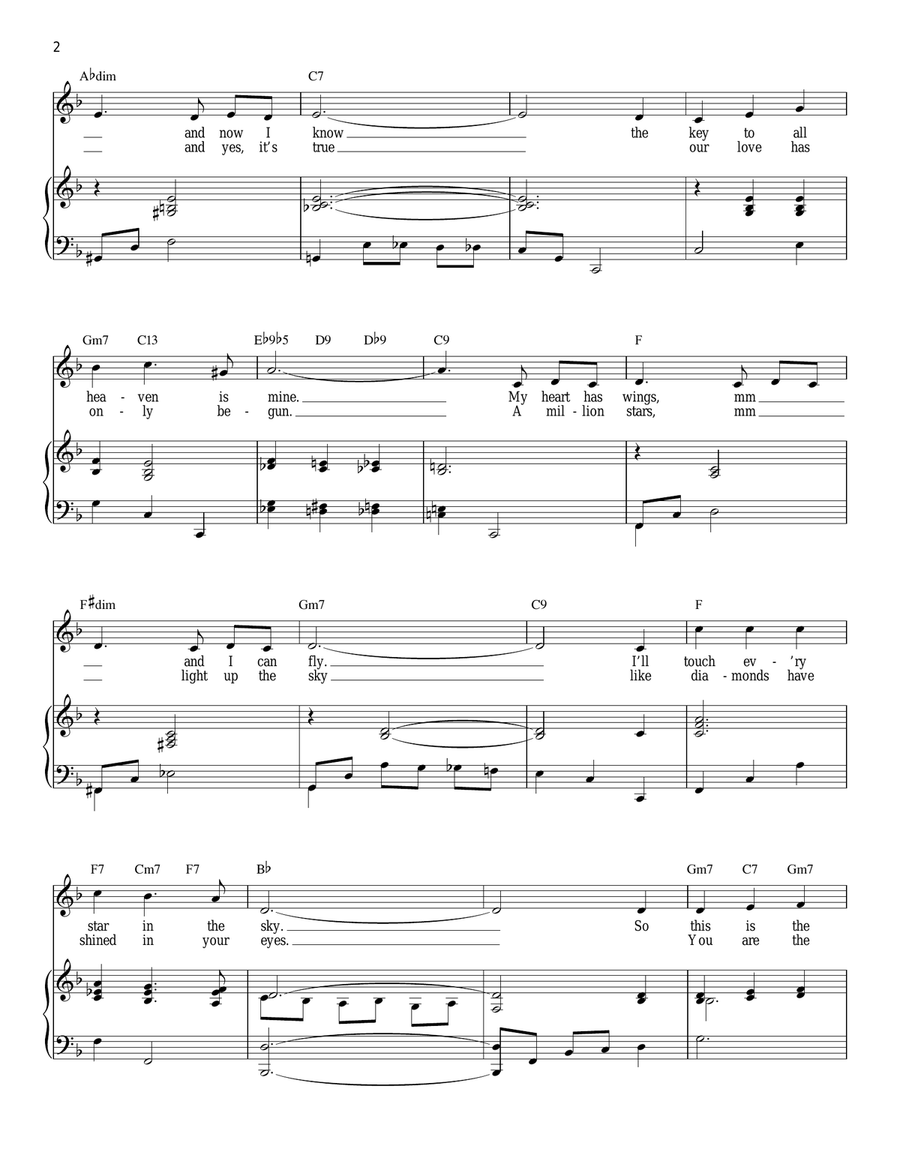 So This Is Love (from Cinderella) Piano, Vocal scores gallery preview page 2
