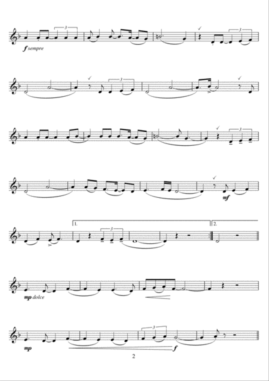 You Know My Name (theme from James Bond: Casino Royale) Clarinet Solo scores gallery preview page 2