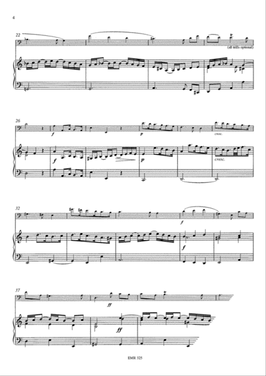 Sonata No. 3 Tuba scores gallery preview page 4