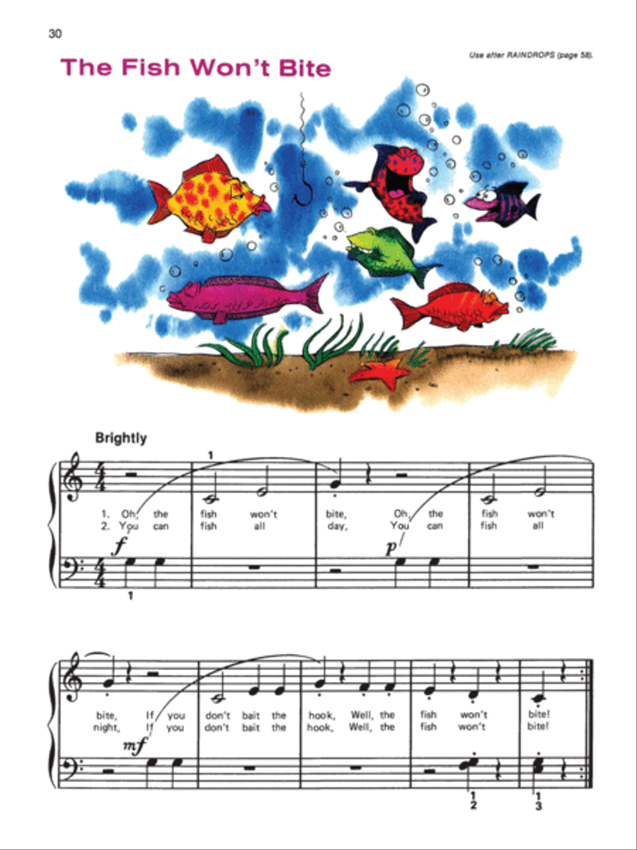 Alfred's Basic Piano Course Fun Book, Level 1A Piano Method scores gallery preview page 5