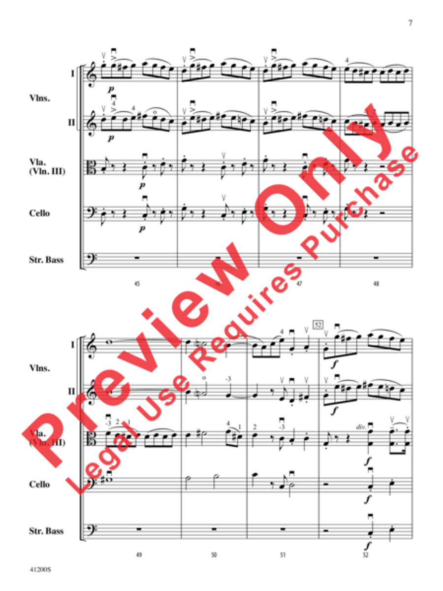 Allegro Molto Allegro Molto String Orchestra scores gallery preview page 8