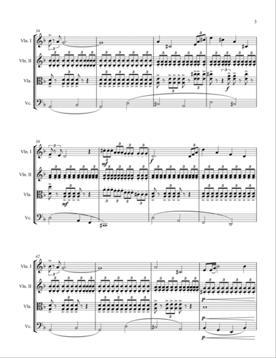 The Apocalypse The Apocalypse String Quartet scores gallery preview page 3