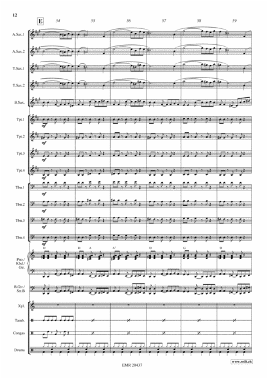Hits From Russia Big Band scores gallery preview page 13