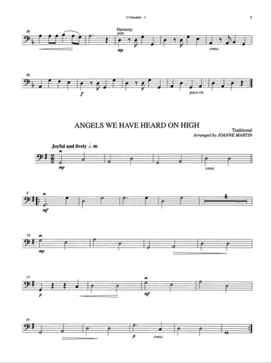More Festive Strings for String Quartet or String Orchestra String Quartet scores gallery preview page 6