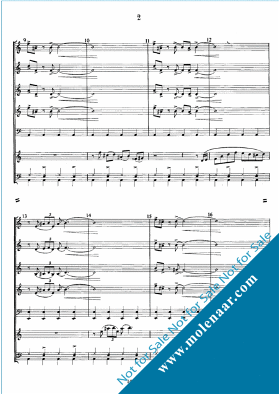 Sinfonia Alla Barocco Accordion Orchestra scores gallery preview page 6