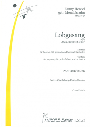 Book cover for Lobgesang. Meine Seele ist stille. Cantata