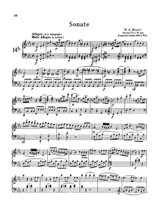 Mozart: Piano Sonata No. 14b in C Minor