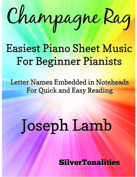 Champagne Rag Easiest Piano Sheet Music for Beginner Pianists