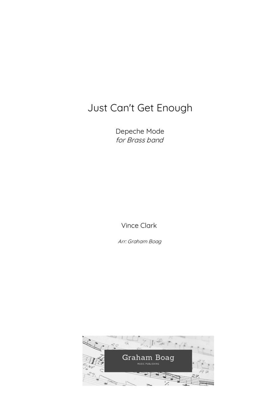 Just Can't Get Enough Brass Band scores gallery preview page 1
