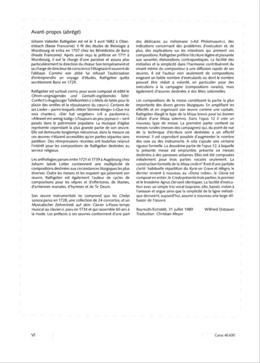 Missa civilis in B 3-Part scores gallery preview page 7