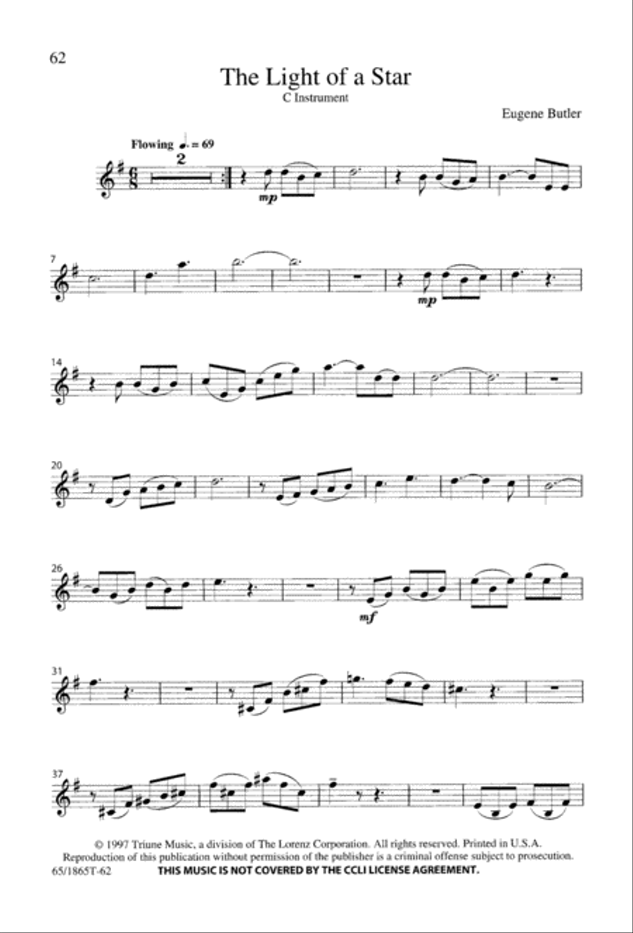 A Great Light 3-Part scores gallery preview page 64