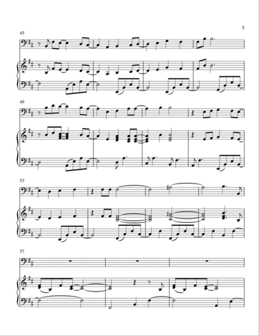 Mary, Did You Know? Small Ensemble scores gallery preview page 5