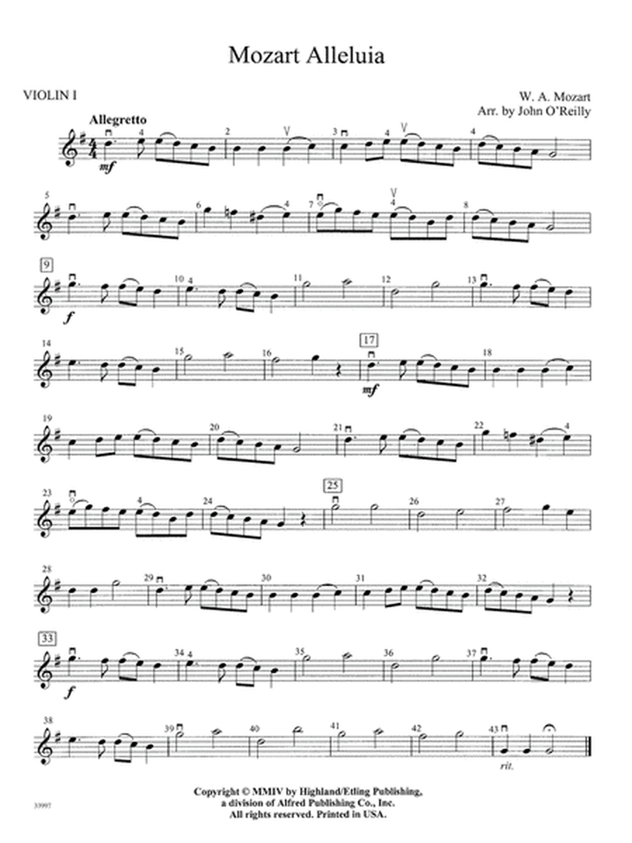 Mozart Classics: 1st Violin