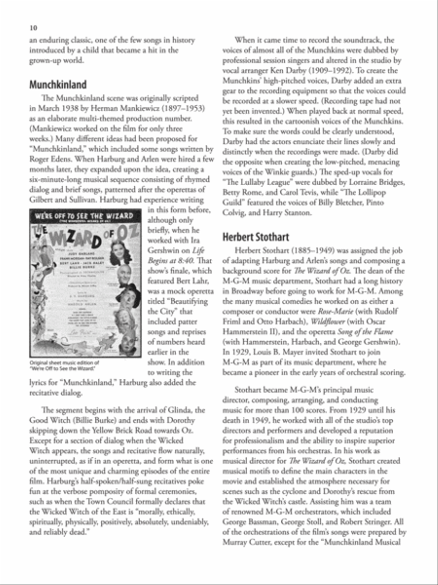 The Wizard of Oz -- 70th Anniversary Deluxe Songbook Easy Piano scores gallery preview page 2