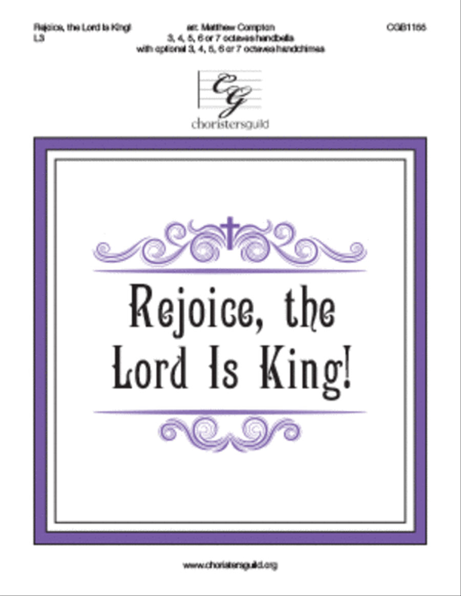 Rejoice, the Lord Is King! (3-7 octaves) Handbell Choir - Sheet Music