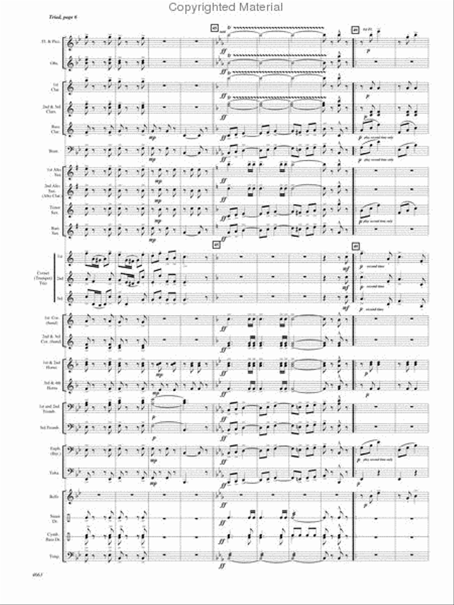 Triad Triad Concert Band scores gallery preview page 6