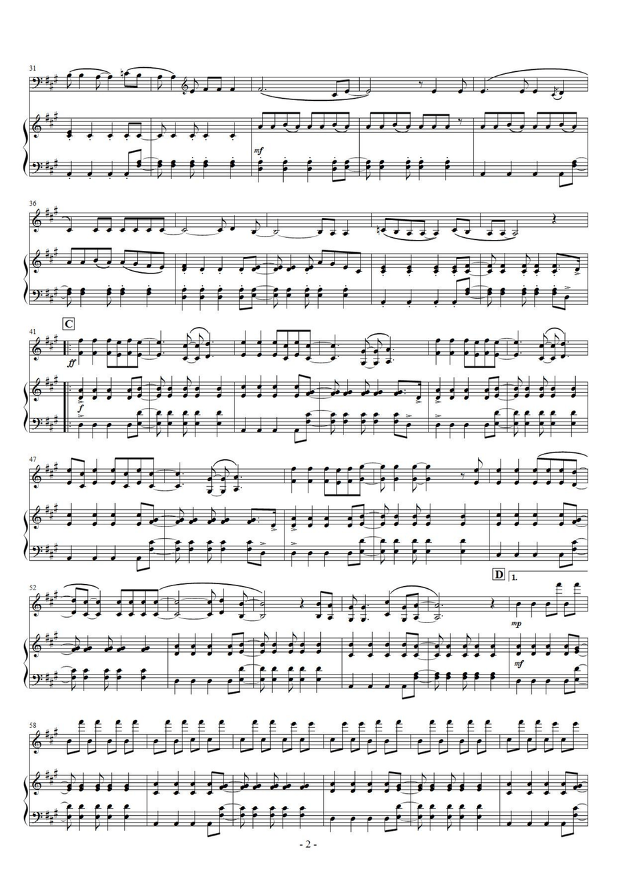 Viva La Vida Percussion Ensemble scores gallery preview page 3