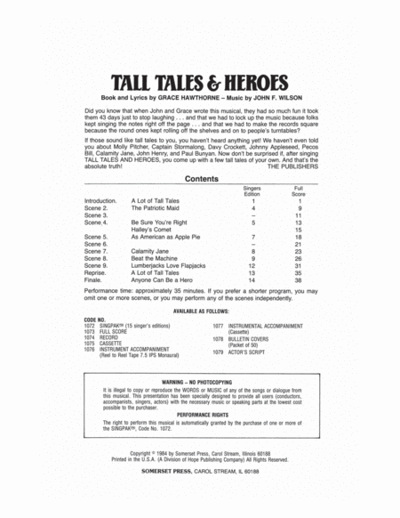 Tall Tales and Heroes