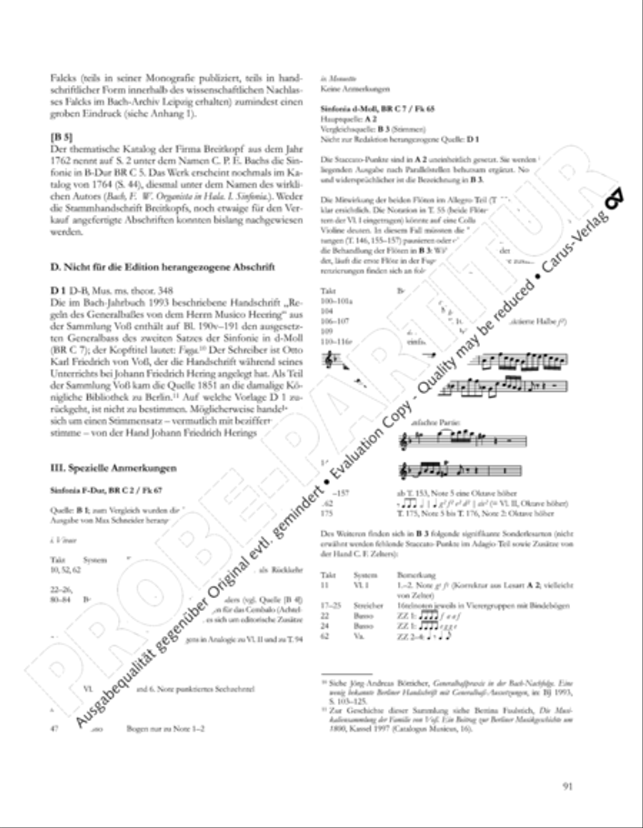 Gesamtausgabe Band 6 (Orchestermusik III: Sinfonien) Orchestra scores gallery preview page 108